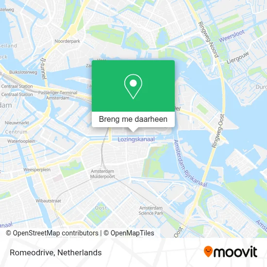 Romeodrive kaart