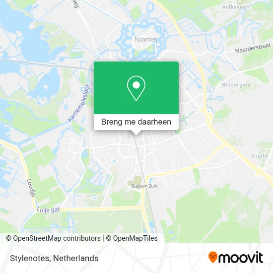 Stylenotes kaart