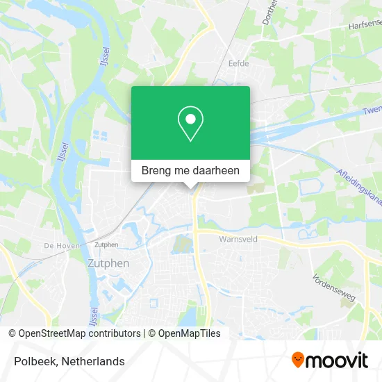 Polbeek kaart