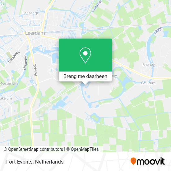 Fort Events kaart