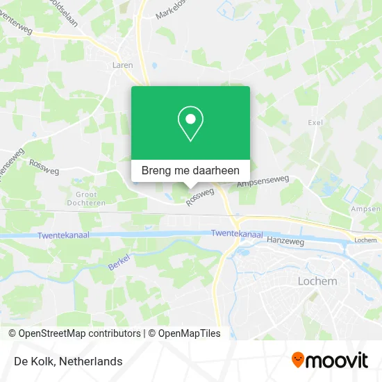 De Kolk kaart