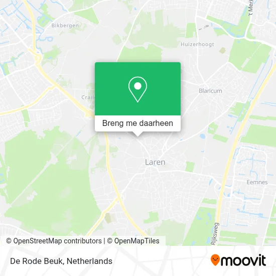 De Rode Beuk kaart