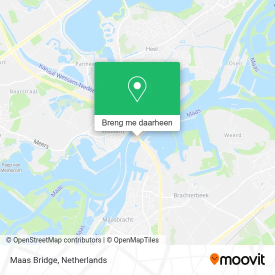 Maas Bridge kaart