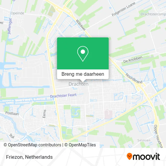 Friezon kaart