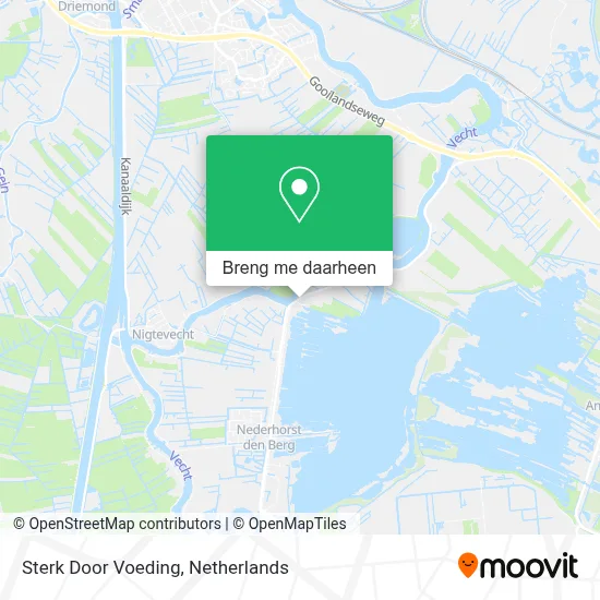 Sterk Door Voeding kaart