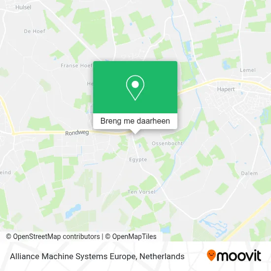 Alliance Machine Systems Europe kaart