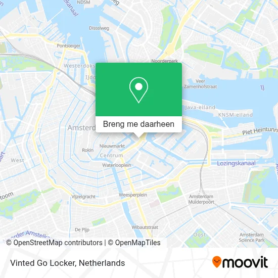 Vinted Go Locker kaart