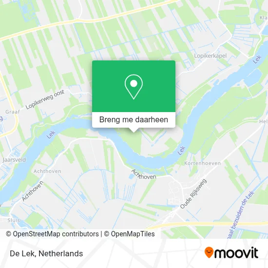De Lek kaart