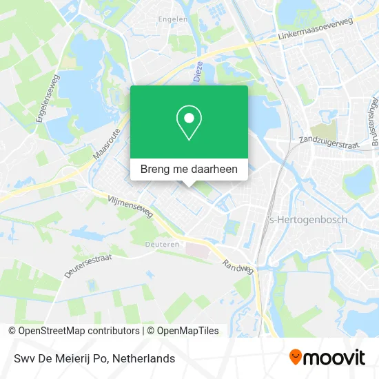 Swv De Meierij Po kaart