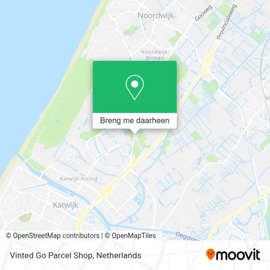 Vinted Go Parcel Shop kaart