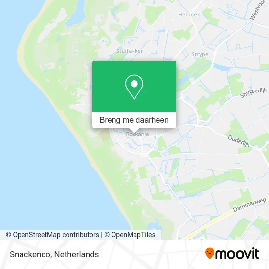 Snackenco kaart