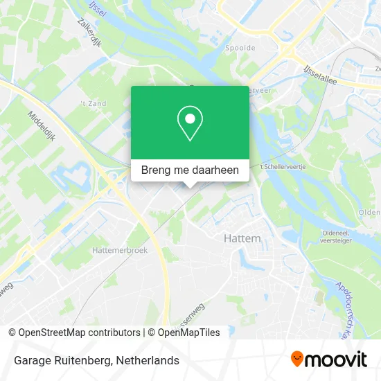 Garage Ruitenberg kaart