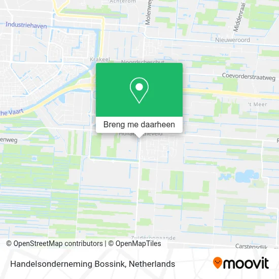 Handelsonderneming Bossink kaart