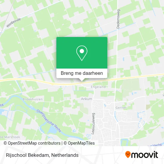 Rijschool Bekedam kaart