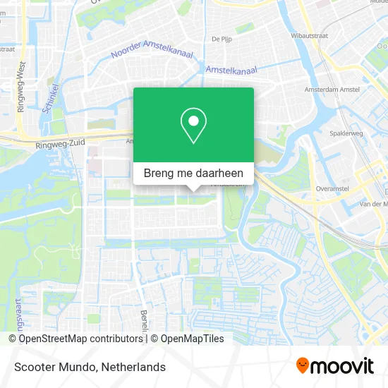 Scooter Mundo kaart