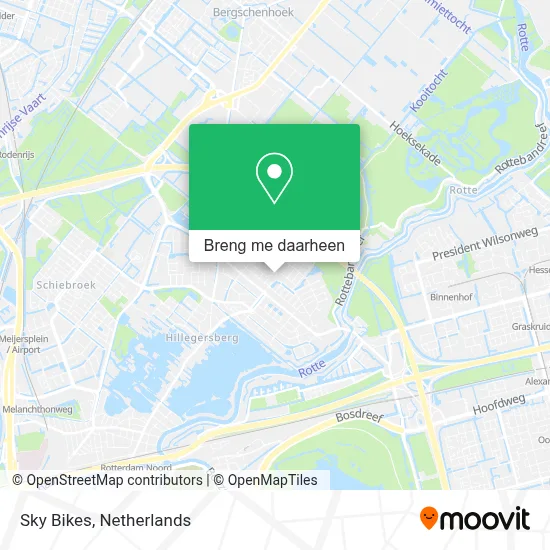 Sky Bikes kaart