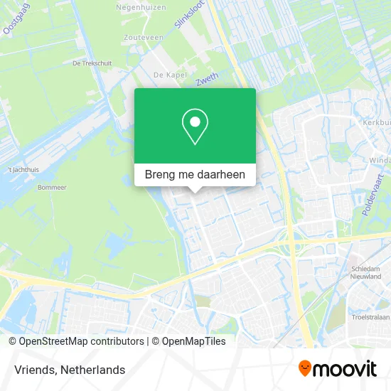 Vriends kaart