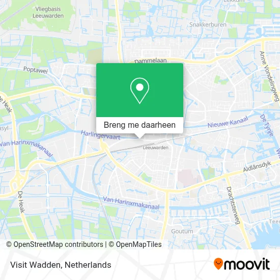 Visit Wadden kaart