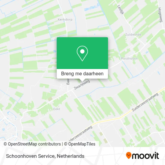 Schoonhoven Service kaart