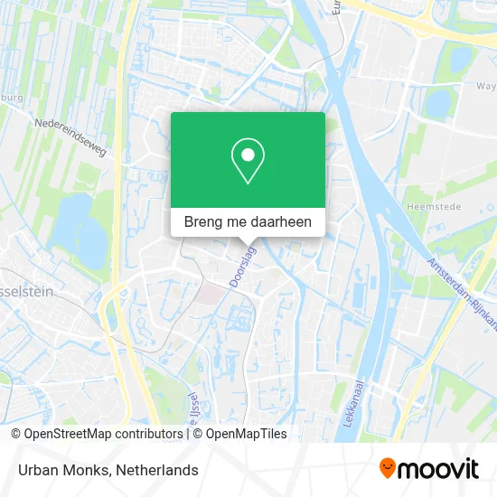 Urban Monks kaart