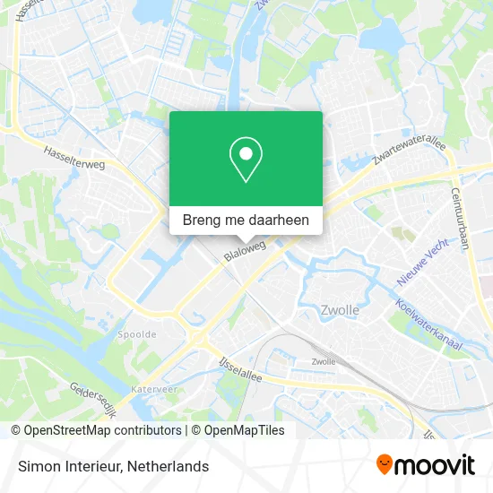 Simon Interieur kaart