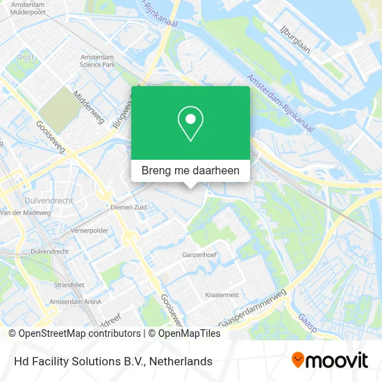 Hd Facility Solutions B.V. kaart