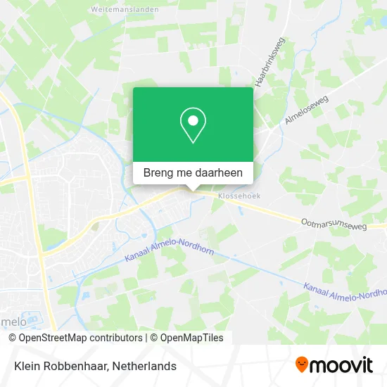 Klein Robbenhaar kaart