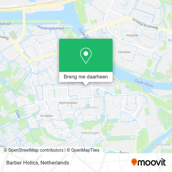 Barber Holics kaart