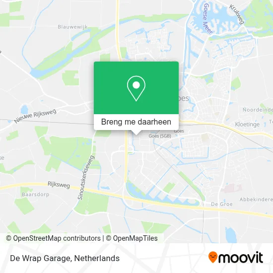 De Wrap Garage kaart