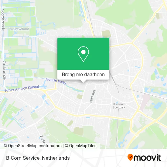 B-Com Service kaart