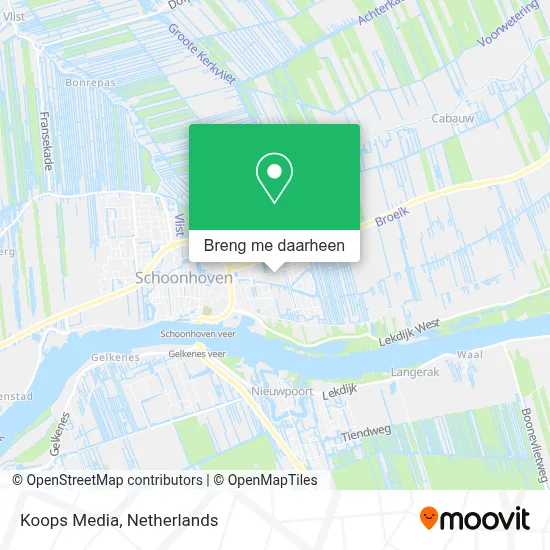 Koops Media kaart