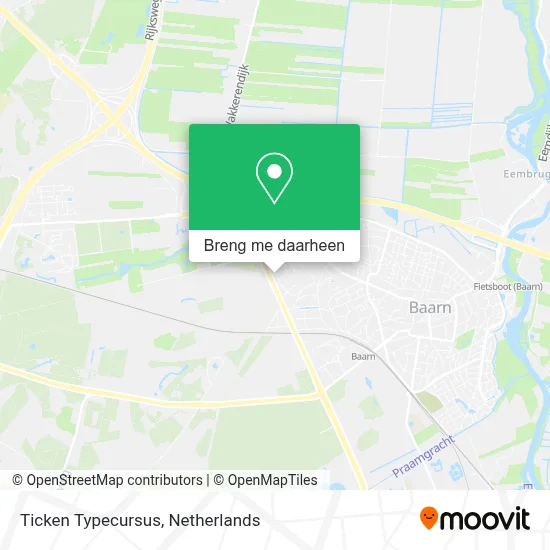 Ticken Typecursus kaart