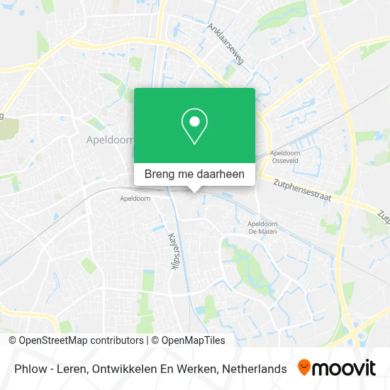 Phlow - Leren, Ontwikkelen En Werken kaart