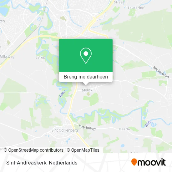 Sint-Andreaskerk kaart