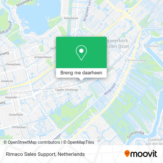Rimaco Sales Support kaart