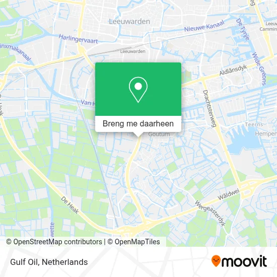 Gulf Oil kaart