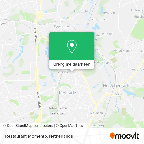 Restaurant Momento kaart