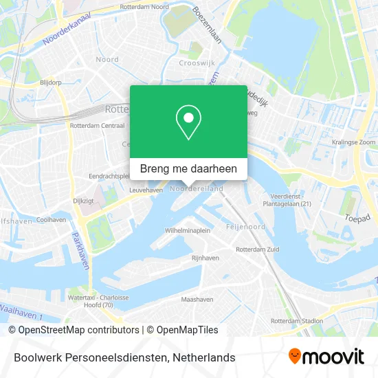 Boolwerk Personeelsdiensten kaart