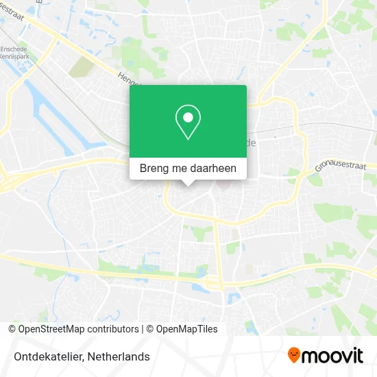 Ontdekatelier kaart