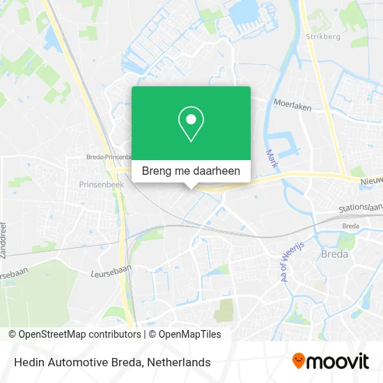 Hedin Automotive Breda kaart