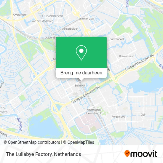 The Lullabye Factory kaart