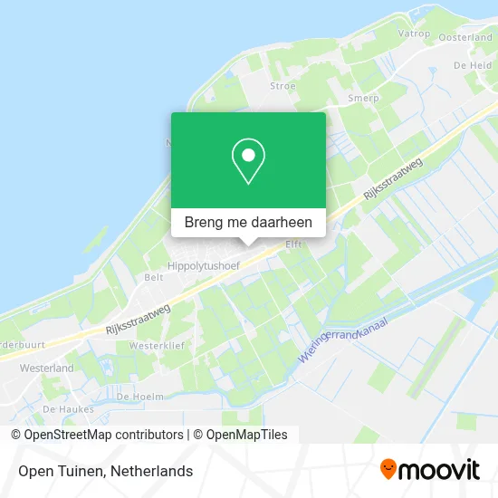Open Tuinen kaart