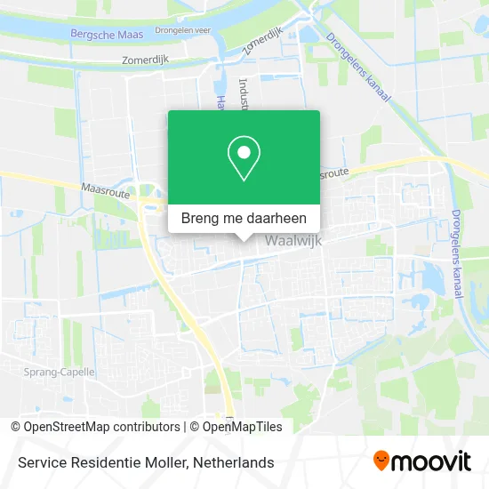 Service Residentie Moller kaart