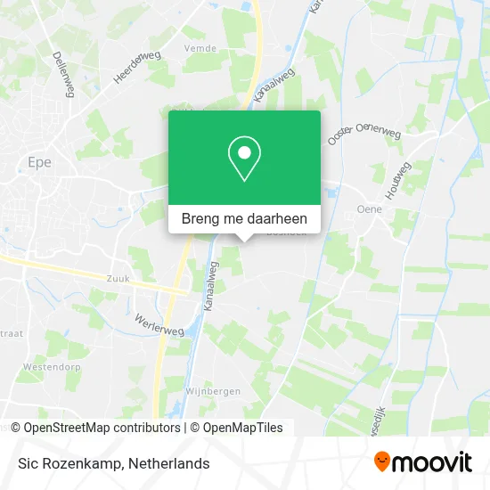 Sic Rozenkamp kaart