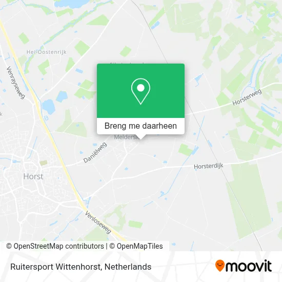 Ruitersport Wittenhorst kaart