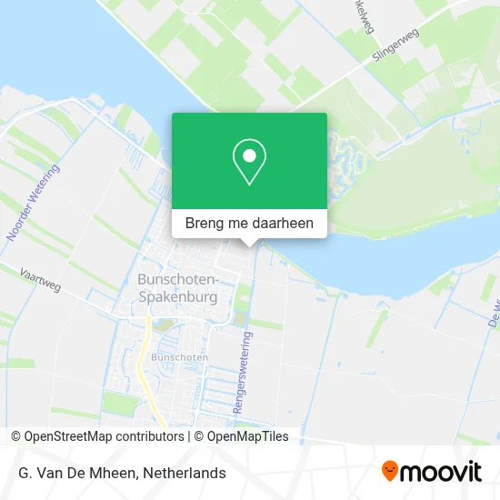 G. Van De Mheen kaart