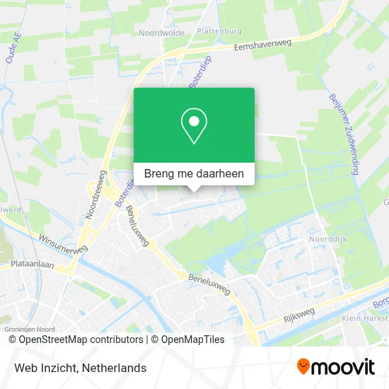 Web Inzicht kaart