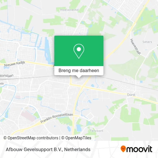 Afbouw Gevelsupport B.V. kaart