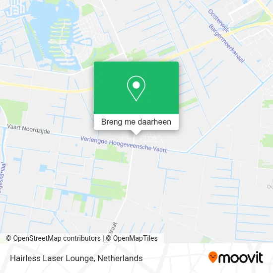 Hairless Laser Lounge kaart