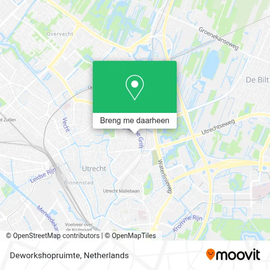 Deworkshopruimte kaart